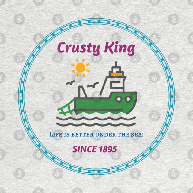 Krusty King Fishing since 1895 by John Byrne